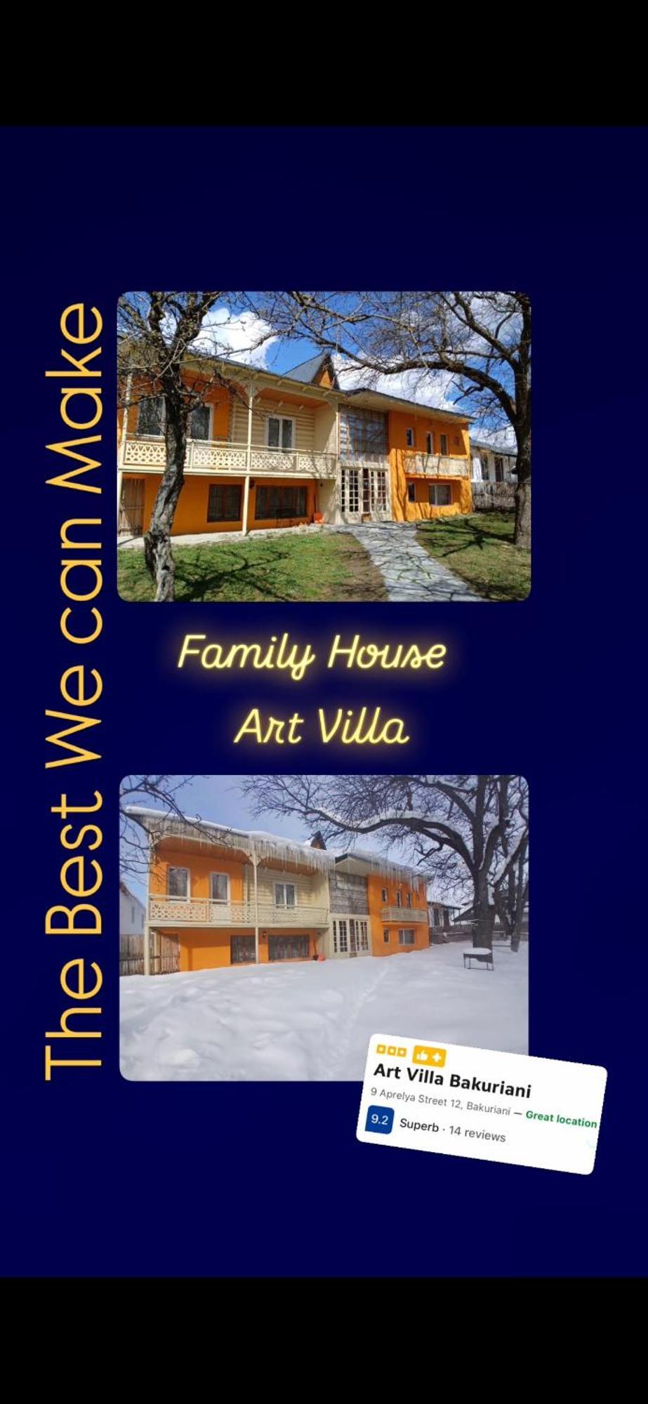 Art Villa Private Bakuriani Esterno foto